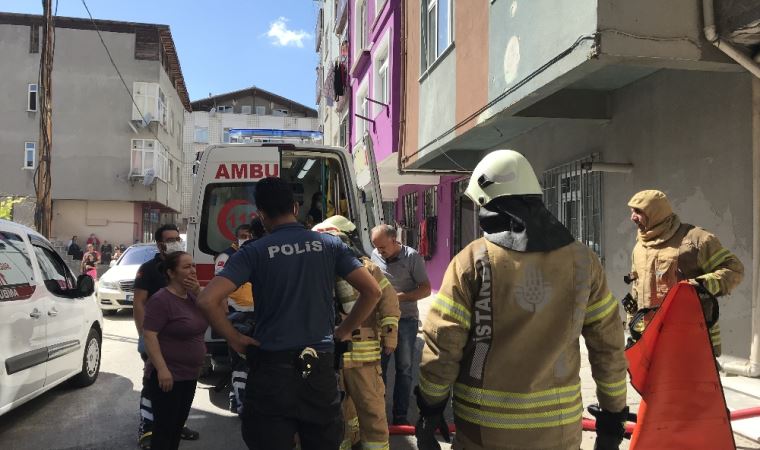 Ataşehir’de korkutan yangın