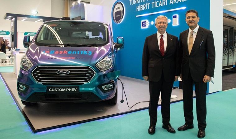 Türkiye'nin ilk ve tek yerli, hibrit elektrikli aracı Ford CuCustom PHEV, Ankara'da test edilecek