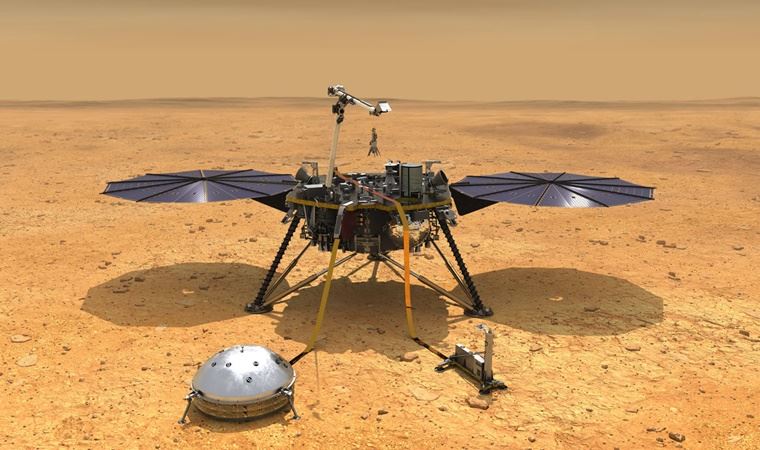 NASA'nın Mars'taki delicisi Köstebek, toprak altında sıkıştı