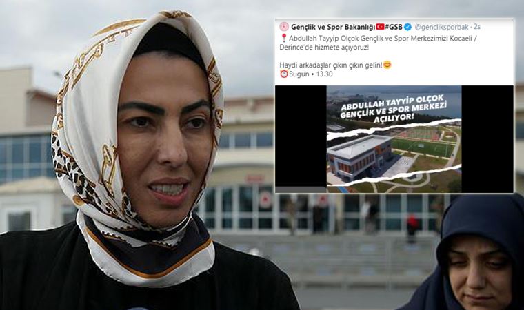 Nihal Olçok, oğlunun adını taşıyan tesisin açılışına davet edilmedi