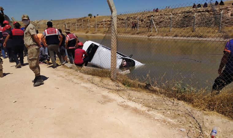 Şanlıurfa'da sulama kanalına devrilen otomobildeki 3 kardeş yaşamını yitirdi