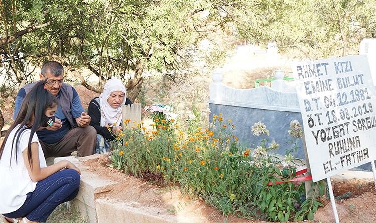 Emine Bulut, 1'inci ölüm yıl dönümünde mezarı başında anıldı