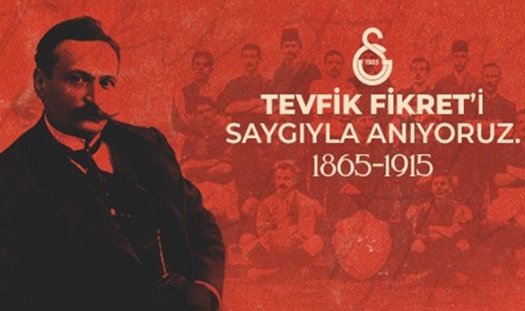 Galatasaray'dan Tevfik Fikret için anma mesajı