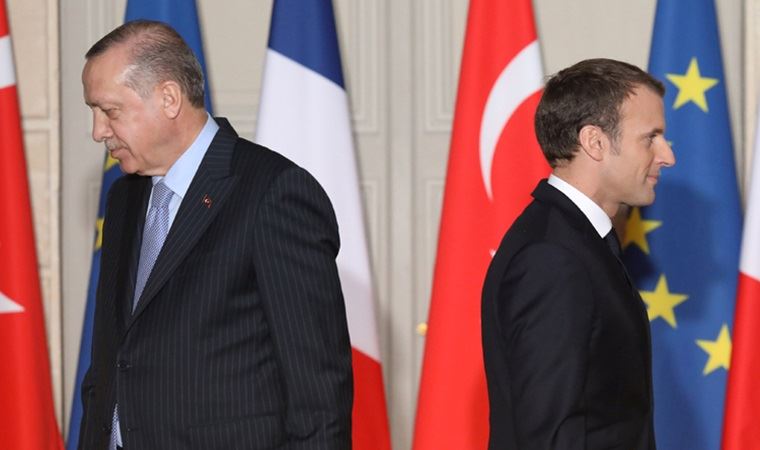 Macron'dan Erdoğan mesajı