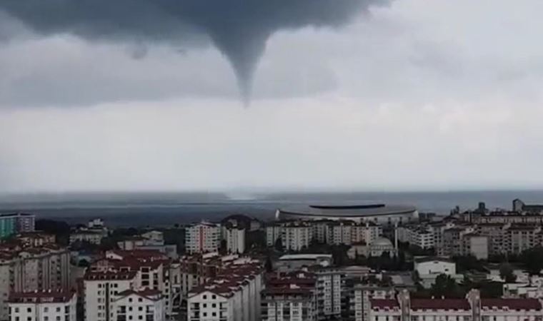 Ordu’da ürküten hortum görüntüsü