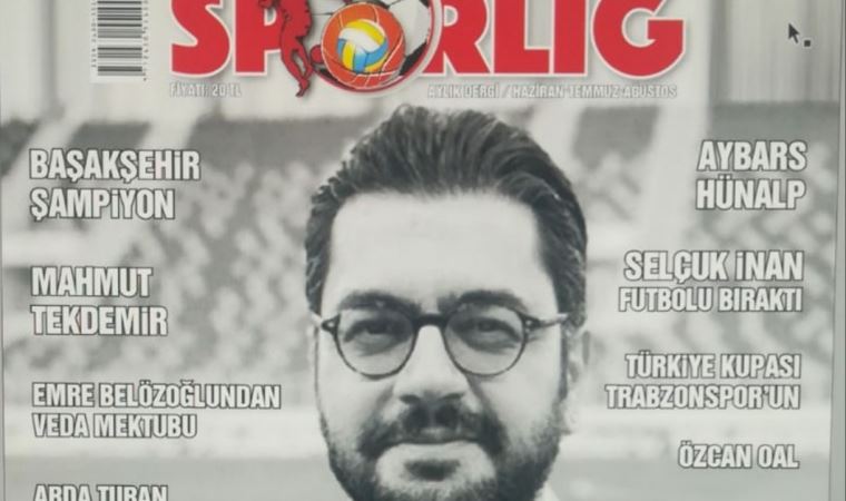 Sporlig dergisinden Emre Gönlüşen için anlamlı baskı