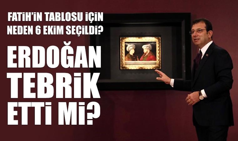 İstanbul’a getirilen Fatih Sultan Mehmet’in portresinde dikkat çeken ayrıntı