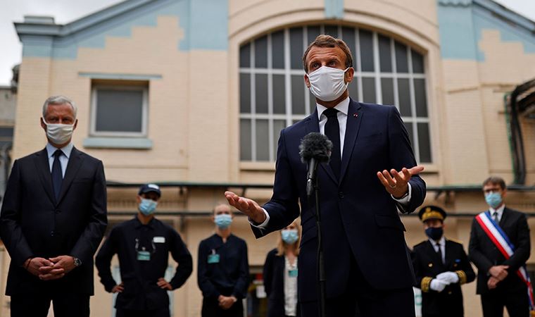 Macron: Türkiye'ye Doğu Akdeniz'de kırmızı çizgileri gösterdik