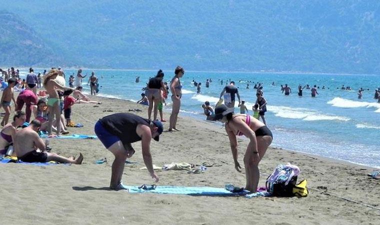 Plaja giriş biletine hizmet bedeli kılıfı