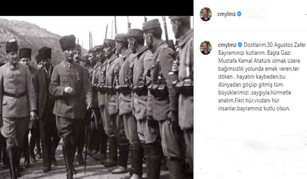 Sanatçılardan 30 Ağustos Zafer Bayramı kutlama mesajları