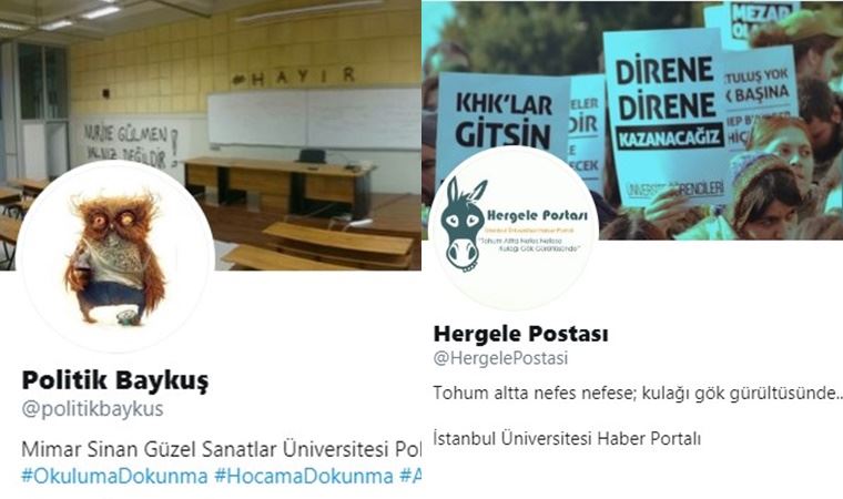 Twitter'da üniversitelilerin muhalif haber portallarına sınırlandırma!