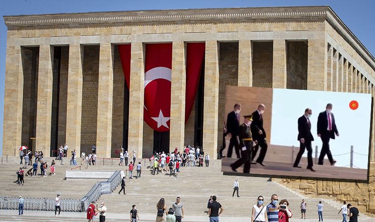 Anıtkabir görevlileri hakkında suç duyurusu