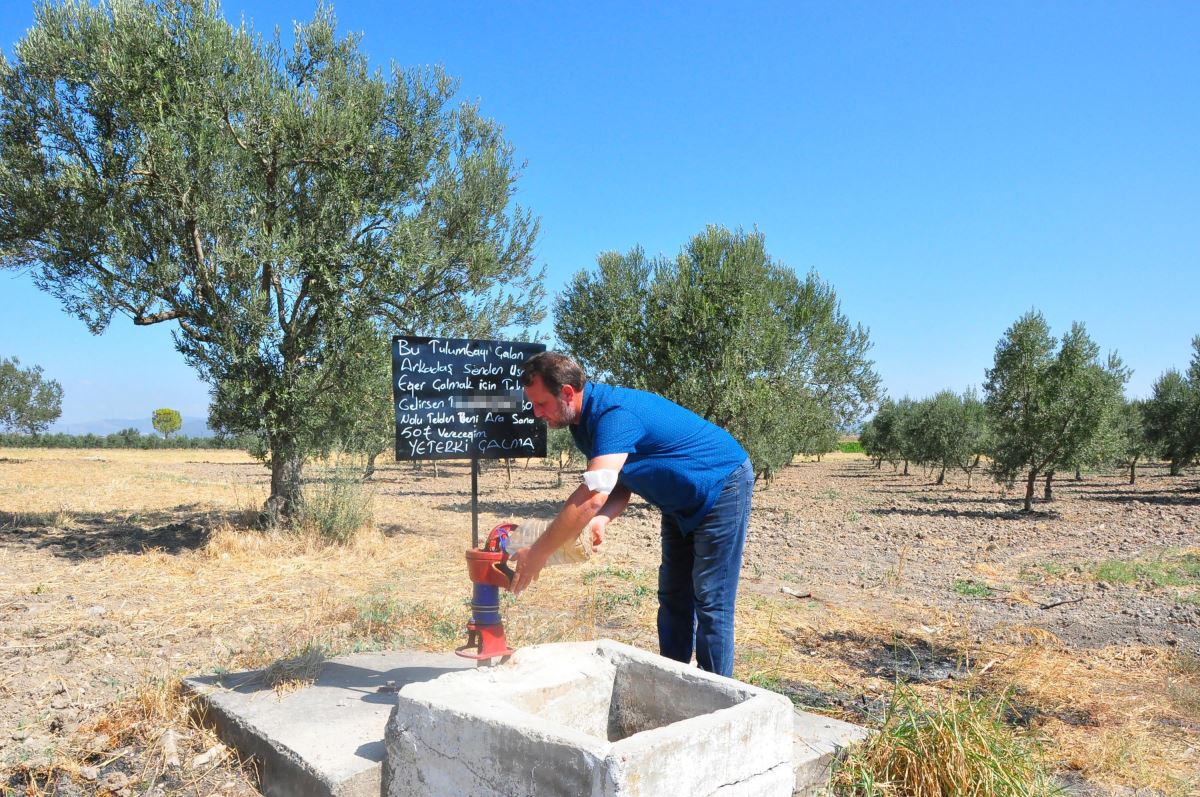 Su tulumbası hırsızlarına ilginç not