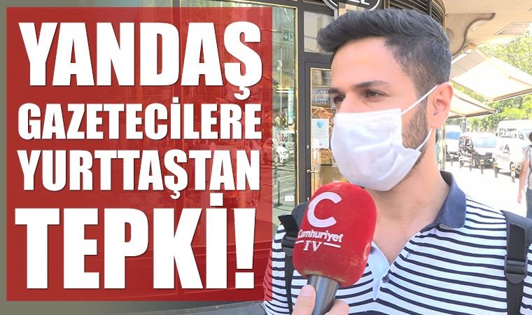 Yandaş gazetecilere yurttaştan tepki