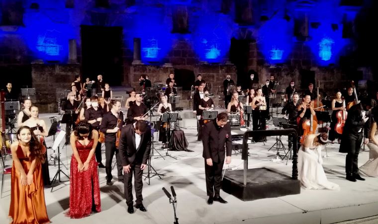 Aspendos Festivali, 'Genç Opera Yıldızları' konseriyle sona erdi