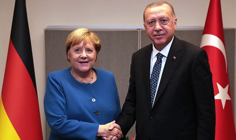 Erdoğan, Merkel ile Doğu Akdeniz konusunda görüştü