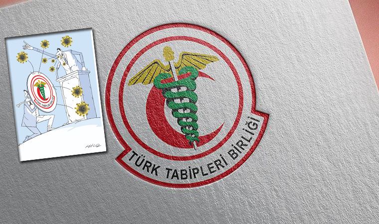 Hedef gösterilen TTB'den karikatürlü yanıt