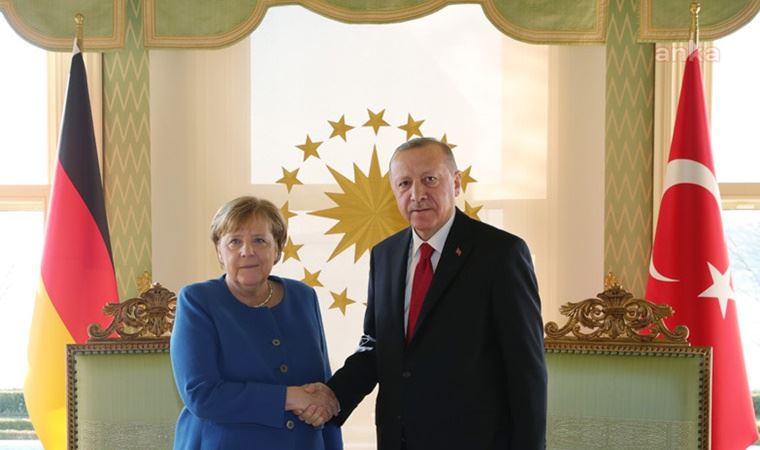 Erdoğan, Merkel ve AB Konseyi Başkanı Michel ile görüştü