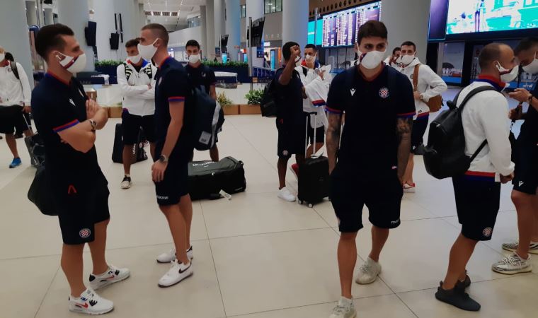 Galatasaray'ın rakibi Hajduk Split, İstanbul'a geldi