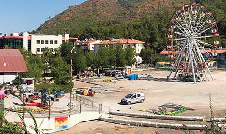 Marmaris’te lunapark tepkisi