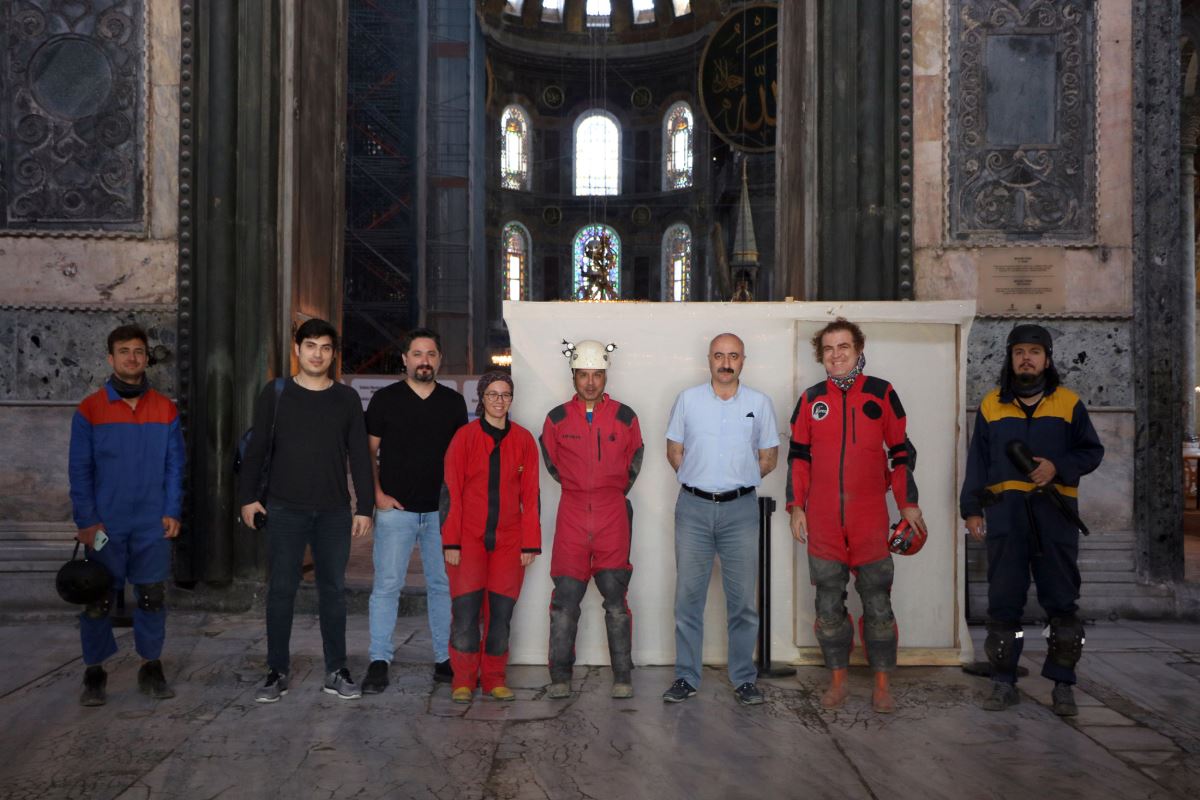 Ayasofya’yı bin 483 yıldır ayakta tutan yeraltı yapıları keşfedildi