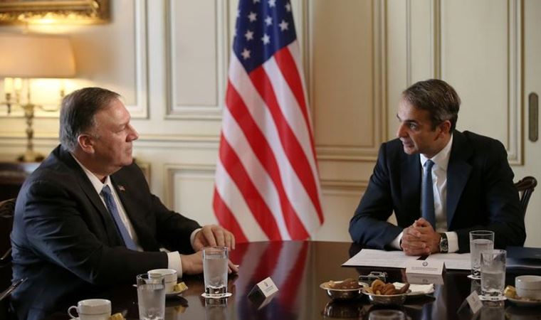 Pompeo'dan Yunanistan'a destek ziyareti