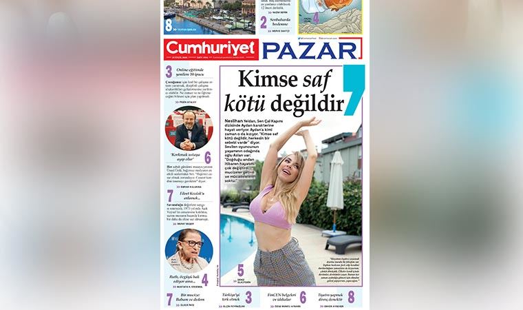 Yarın Cumhuriyet Pazar okunur (26.09.2020)