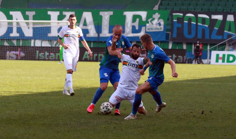 Çaykur Rizespor - Aytemiz Alanyaspor: 1-1