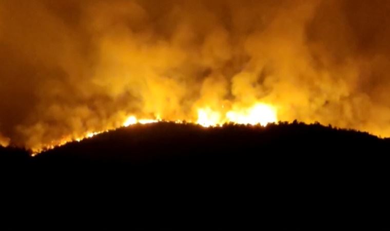 Hatay’daki orman yangını sürüyor