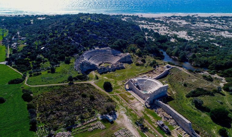 Patara Antik Kenti, tüm zamanların aylık ziyaretçi sayısı ve gelir rekorunu kırdı