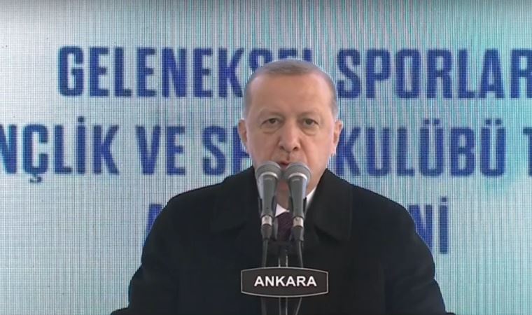 Erdoğan, 1 buçuk yıldır faaliyette olan tesise açılış düzenledi