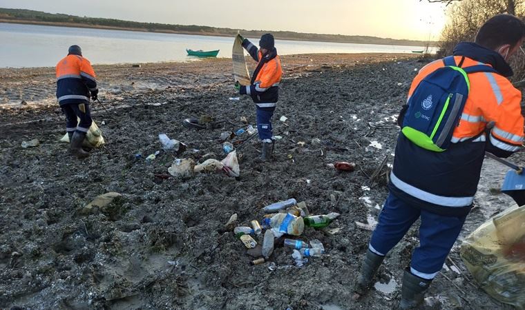 İstanbul'da baraj havzaları temizlendi: 40 ton atık çıktı