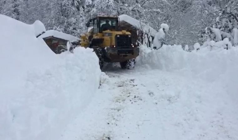 Sakarya'da kar yağışı nedeniyle yaylada mahsur kalan 5 kişiye ulaşılmaya çalışılıyor