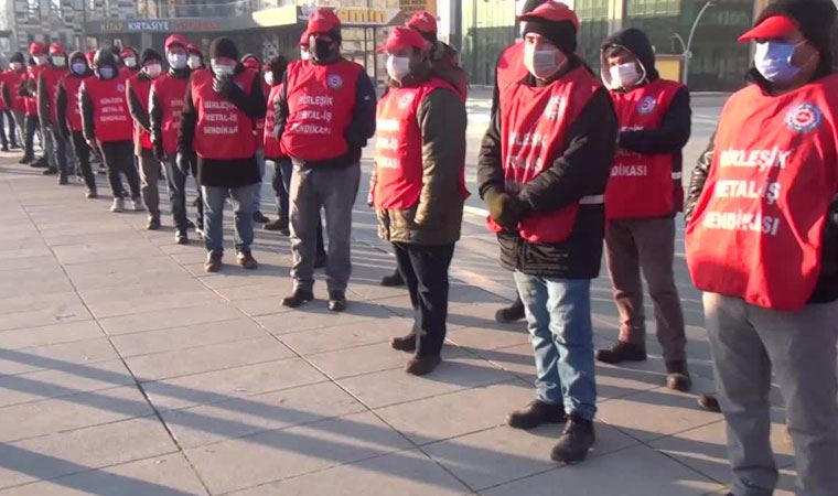 Sendikalı oldukları için işten çıkarılan işçiler Ankara yolunda