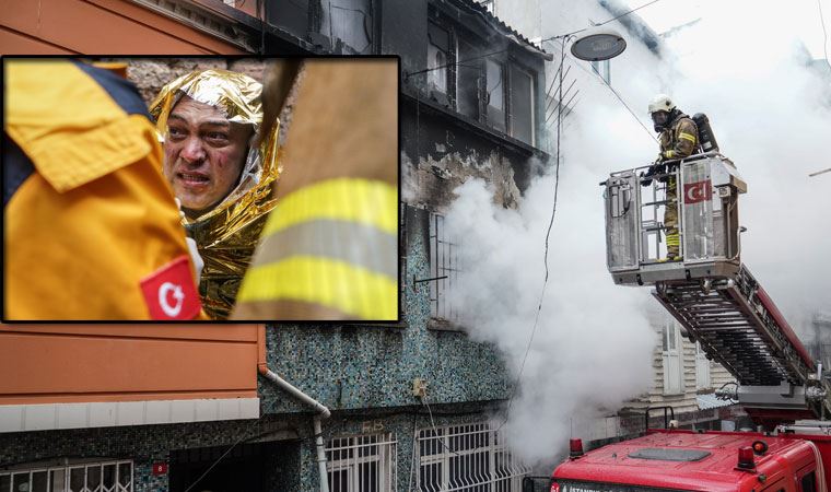 2 katlı bina alevlere teslim oldu: “Bir anda patlama oldu”