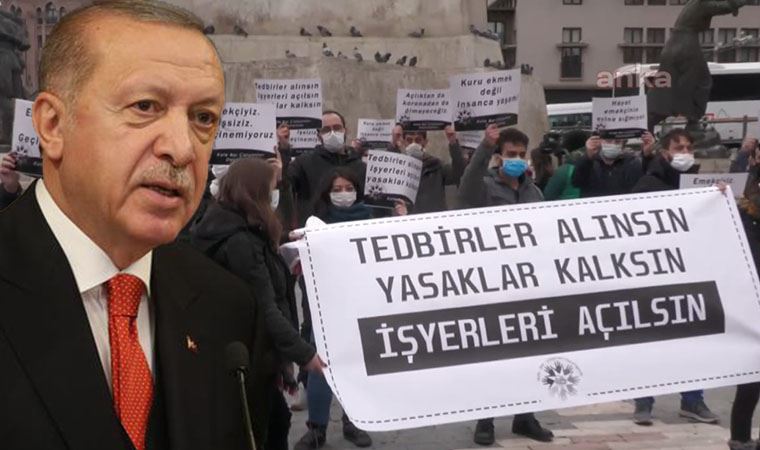 'Dükkan kapanmıyor' diyen Erdoğan'ı Kızılay'a davet ettiler