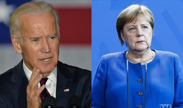 ABD Başkanı Biden ve Almanya Başbakanı Merkel telefonda görüştü