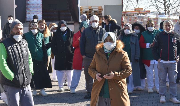 Kendilerine mobbing uygulandığını söylen işçilerden iş bırakma eylemi