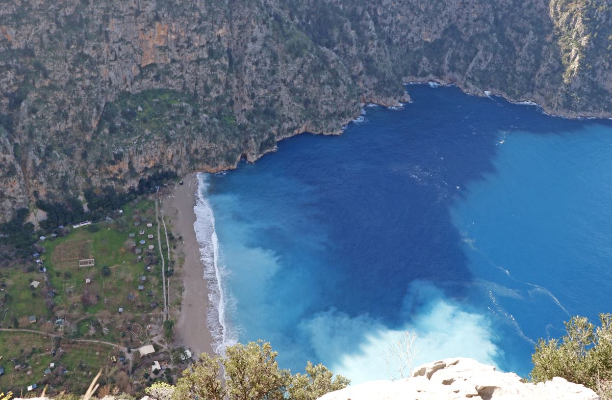 Muğla Fethiye'de denizin rengi değişti