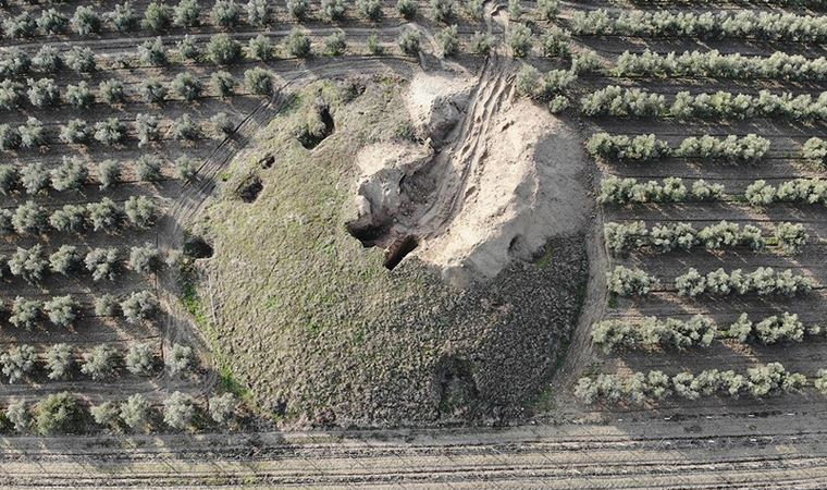 Manisa'daki 2 bin 700 yıllık tümülüsler definecilerin hedefinde