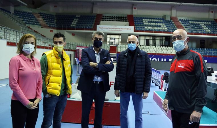 Kadın Milli Takım sorumlusu Guidetti’den A Milli Erkek Voleybol Takımı’na ziyaret