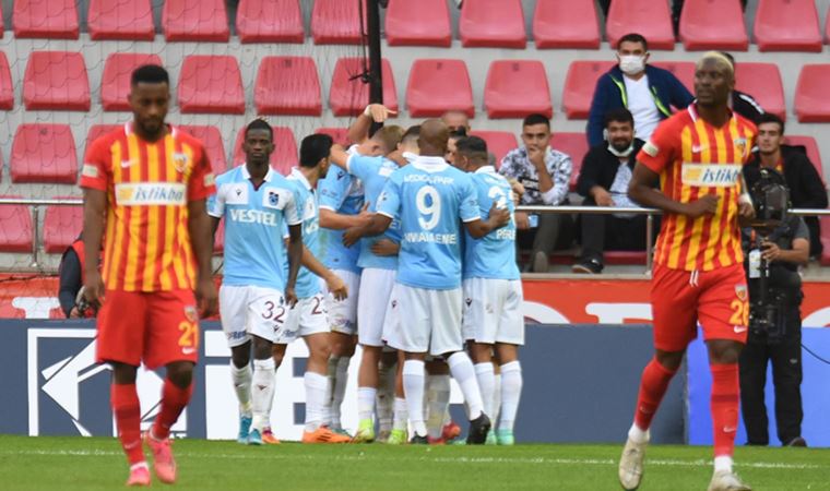 Trabzonspor, Kayserispor'u 2-1 yendi