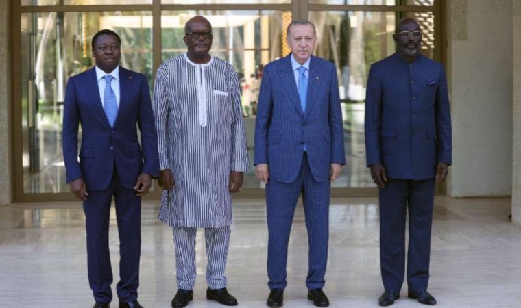 Türkiye, Togo, Burkina Faso ve Liberya liderleri ortak bildiri yayınladı