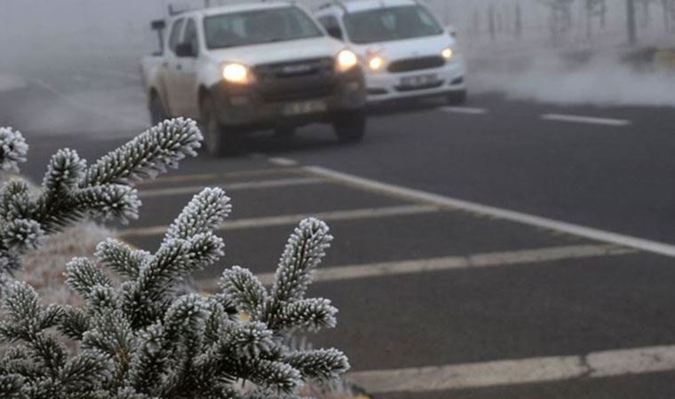 Meteoroloji'den buzlanma ve zirai don uyarısı!