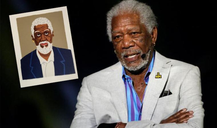 Morgan Freeman, Türk sanatçı Mohaç Yücel'in çizimini paylaştı