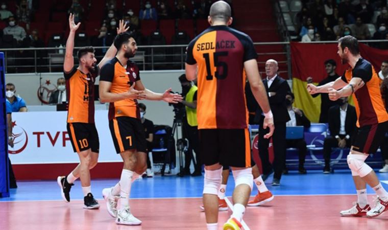 Galatasaray HDI Sigorta, Arkas Spor'u 3-2 mağlup etti