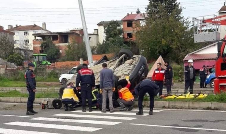 Ordu’da valilik aracı kaza yaptı: 3 yaralı