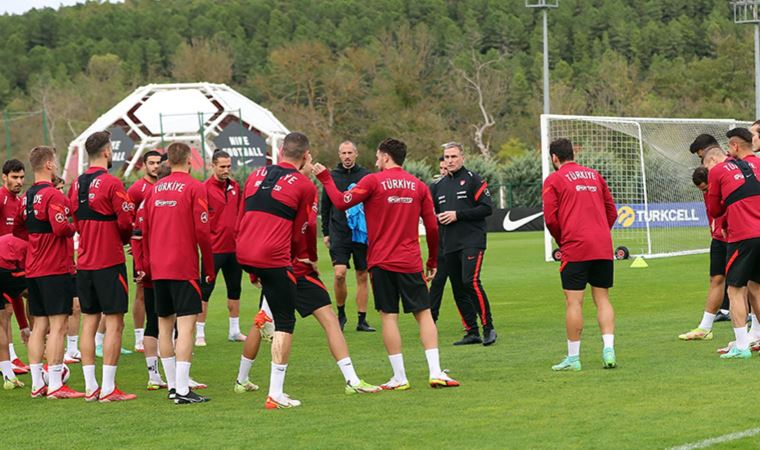 A Milli Futbol Takımı, Norveç maçı hazırlıklarına devam etti