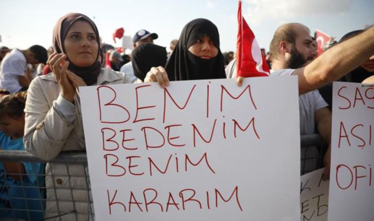 Aşı karşıtları İzmir'de miting yapacaklarını duyurdu