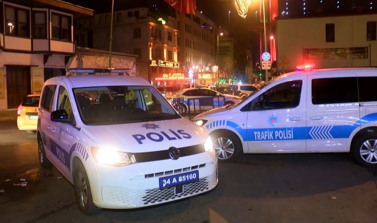 Ortaköy'de hareketli gece; silahlar patladı, 1 gözaltı